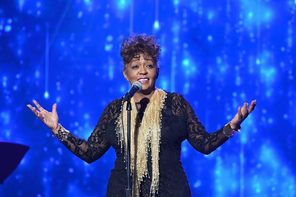  Singer Anita Baker onstage during 2019 Urban One Honors in Maryland. She is beloved amongst R&B lovers, as is Babyface.