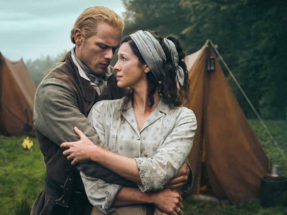 Sam Heughan and Caitriona Balfe for 