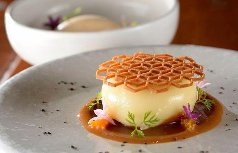 A dish at A Casa do Porco (São Paulo, Brazil), #12 of the world's 50 Best Restaurants.