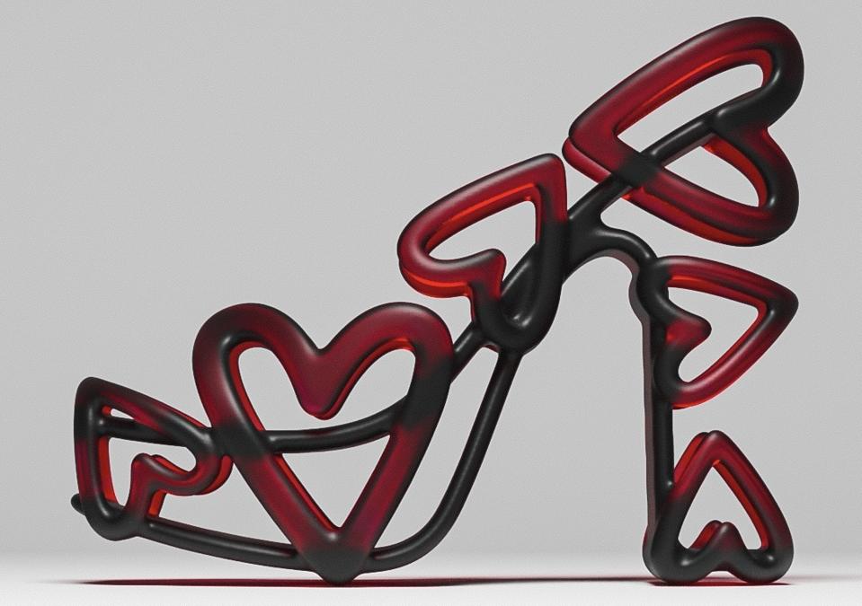 A shoe design by Gucci Vault alumnus Pet Liger, inaugural members of The SYKY Collective.