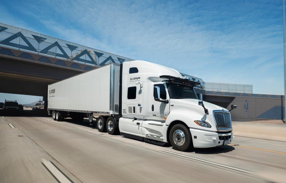 Tusimple autonomous truck