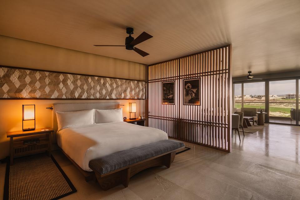 Bedroom at Nobu Residences Los Cabos
