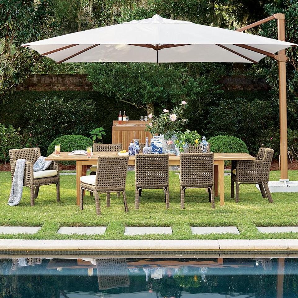 best cantilever patio umbrella HOTEEL 10x10ft Umbrella Double Top - Upgrade and Intensify - 360 Rotation and 5 Angles Adjustment It is very suitable for matching large outdoor furniture sets JOYESERY 11 ft. Aluminum Cantilever