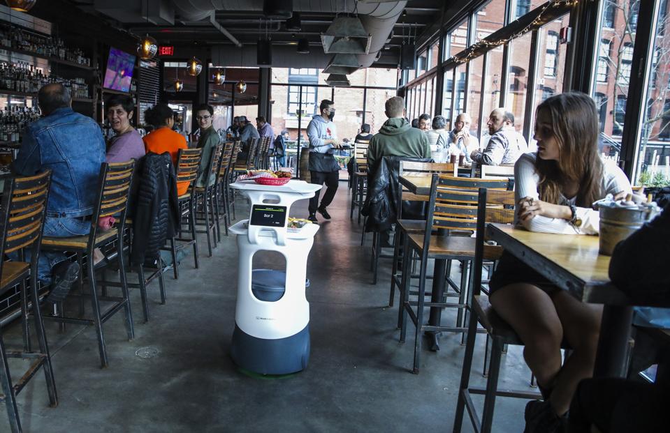 Restaurant Experiments With Robot Server