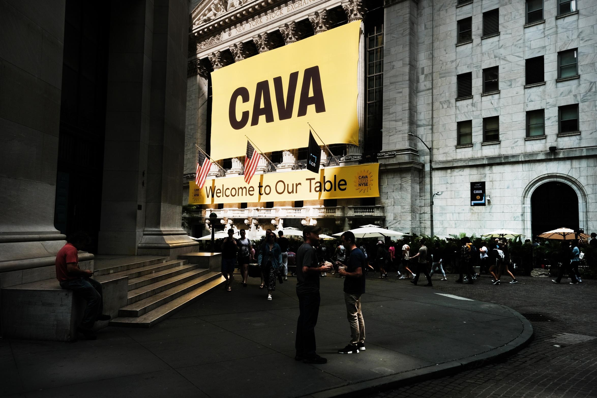 Mediterranean Restaurant Chain Cava Goes Public On The New York Stock Exchange