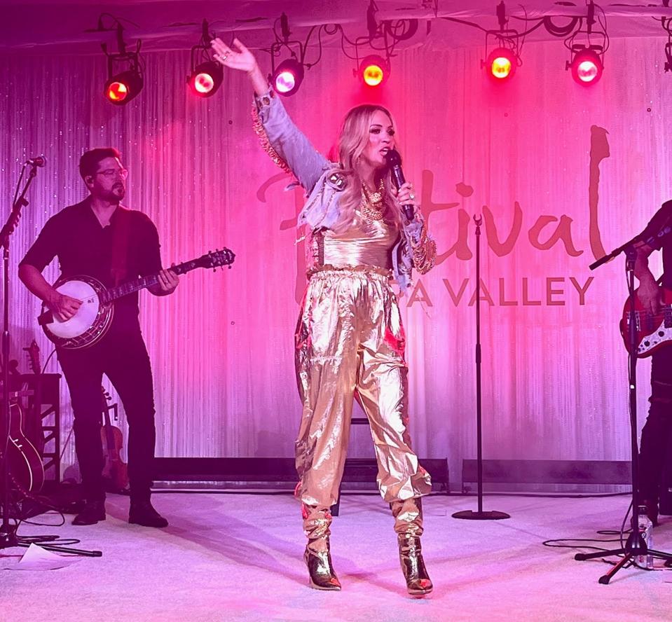 Carrie Underwood Performing at 2023 Festival Napa Valley, Nickel & Nickel Winery