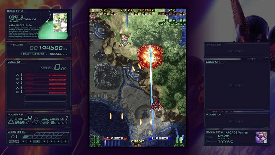 ‘Ray’z Arcade Chronology’ Switch Review: All The Lasers