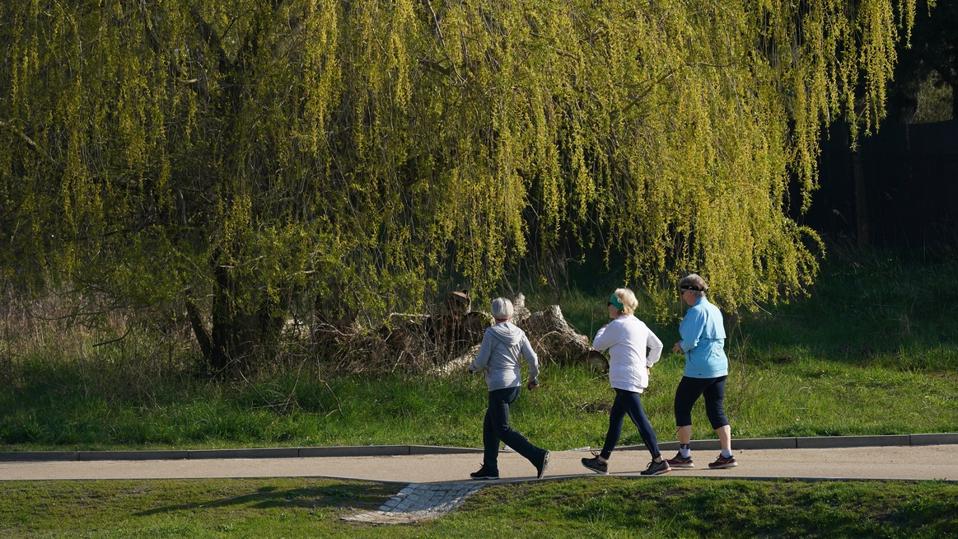 Outdoor Exercise Is Popular Release During Pandemic Lockdown