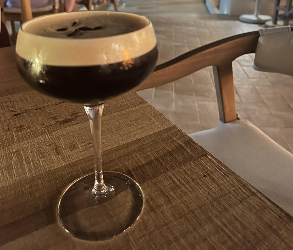 Espresso martini at Beso Beach