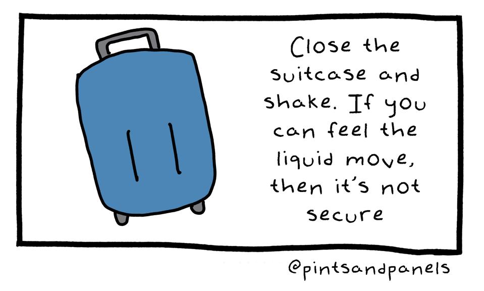 A suitcase