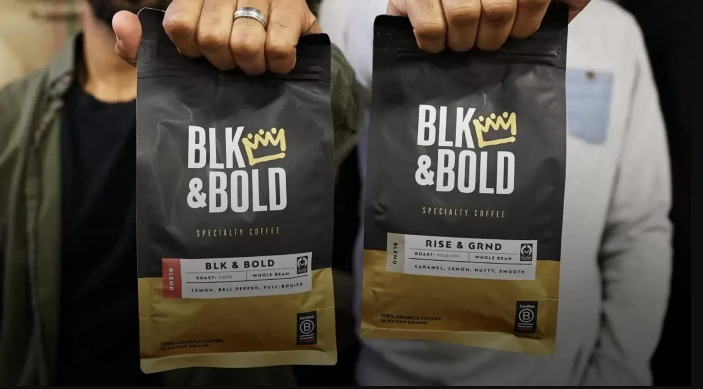 Bags of BLK & Bold Coffee