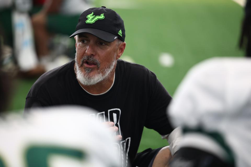USF football assistant coach Kevin Patrick