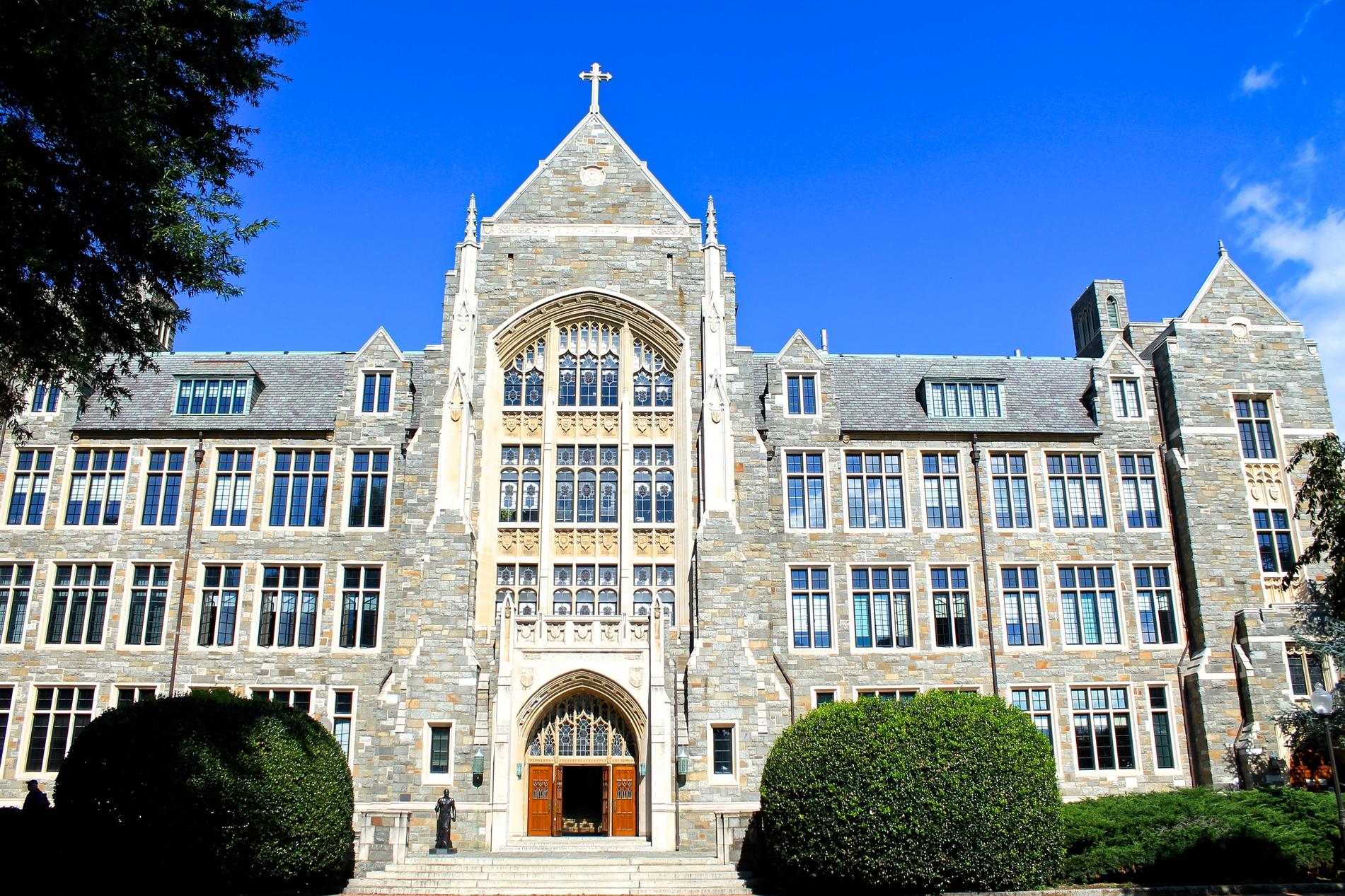 ncaa Georgetown ジョージタウン　ロンT チャンピオン☆リバースウィーブ ジョージタウン大学 アーチロゴ