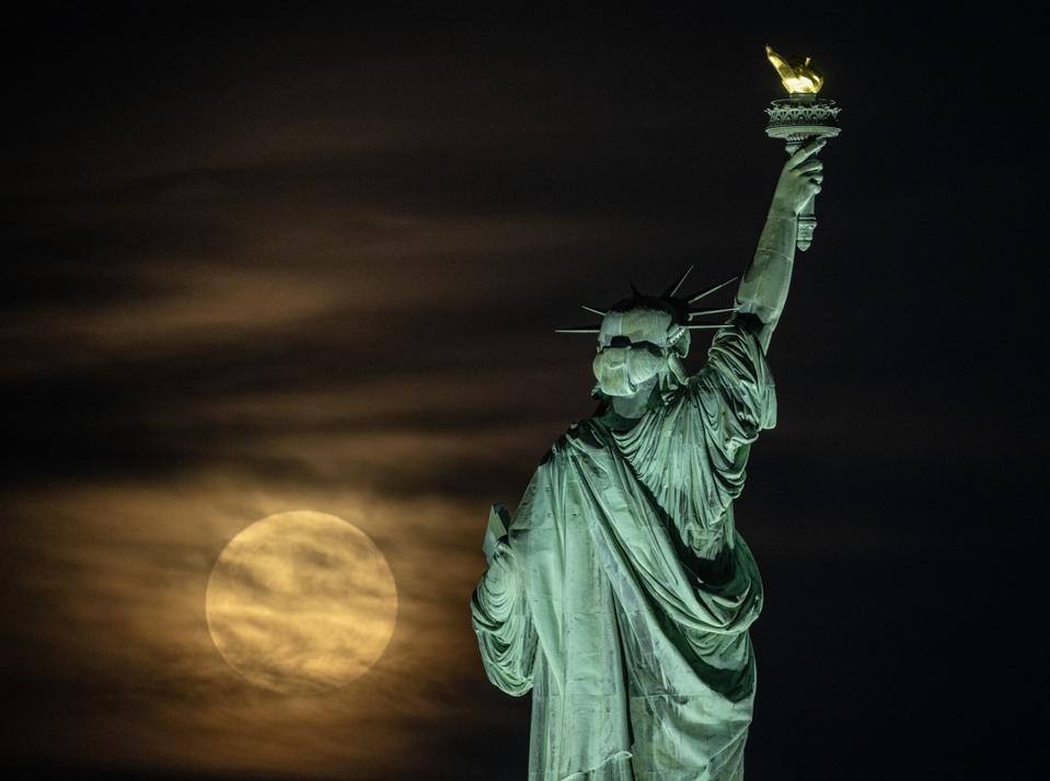 Supermoon in New York