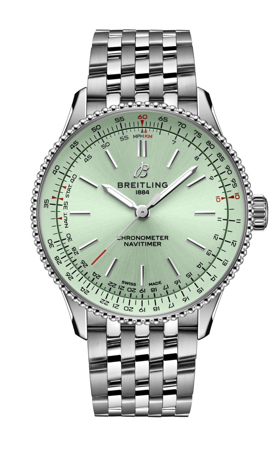 Breitling  Navitimer 36mm with baton hands.