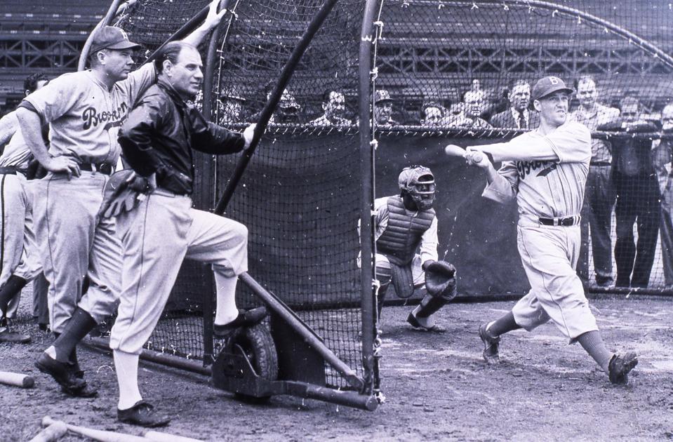 Leo Durocher Dodgers Batting Cage