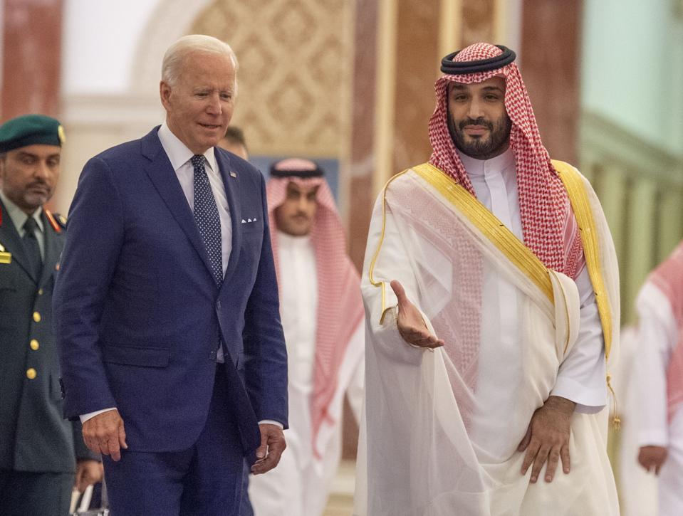 US President Joe Biden in Saudi Arabia
