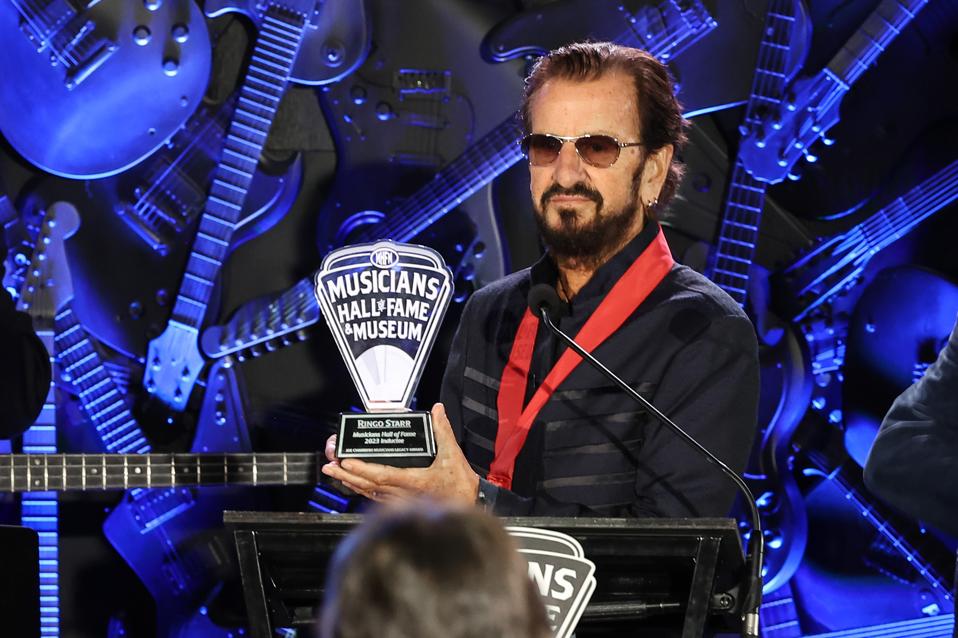 Ringo Starr Is Inducted Into The Musicians Hall Of Fame