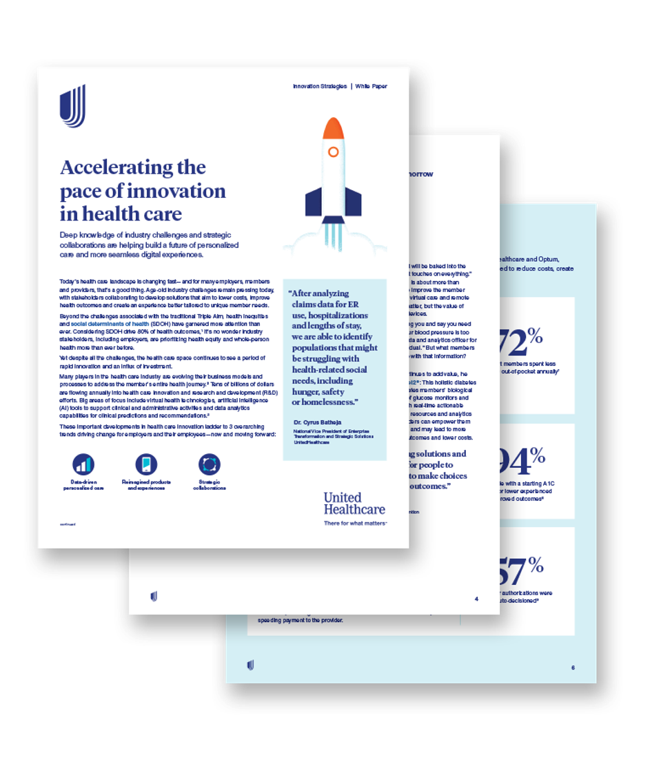 Accelerating The Pace Of Innovation In Health Care