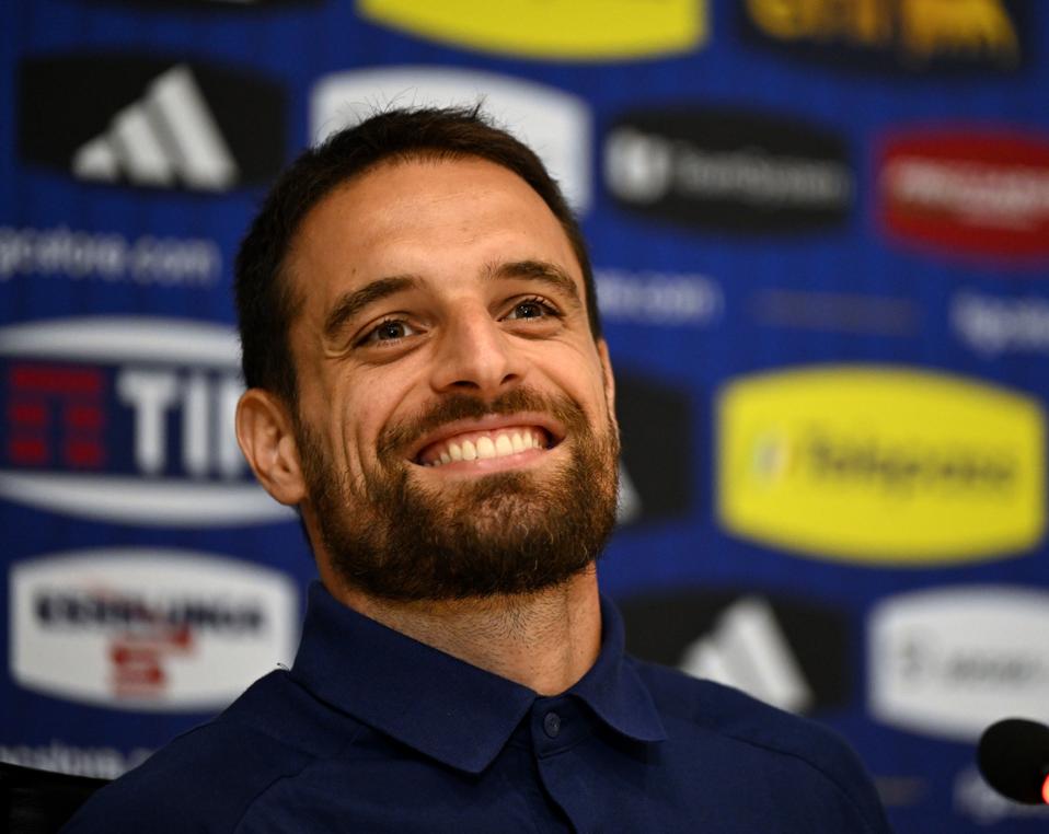 Italy Training Session & Press Conference with Fiorentina's Giacomo Bonaventura