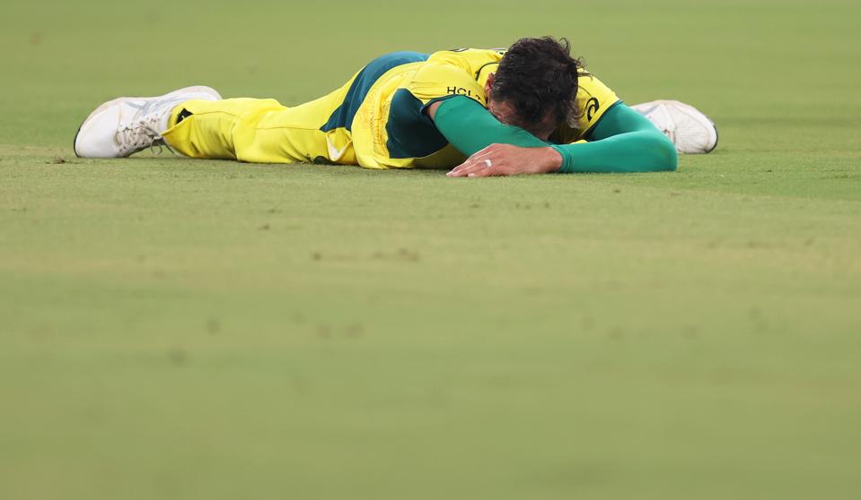 Mitchell Starc drops a catch to give South Africa's David Miller another life at Lucknow.