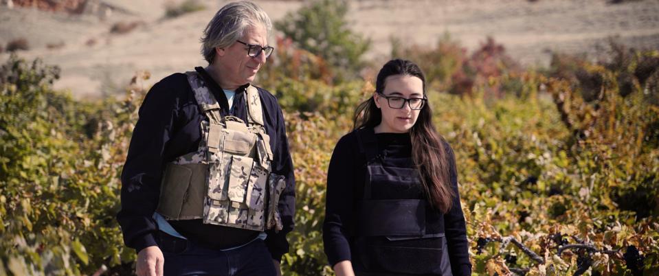 Vahe Keushguerian and his daughter Aimee, the central characters of the movie Somm: Cup of Salvation and the winemakers behind the first Iranian wine produced in 43 years.