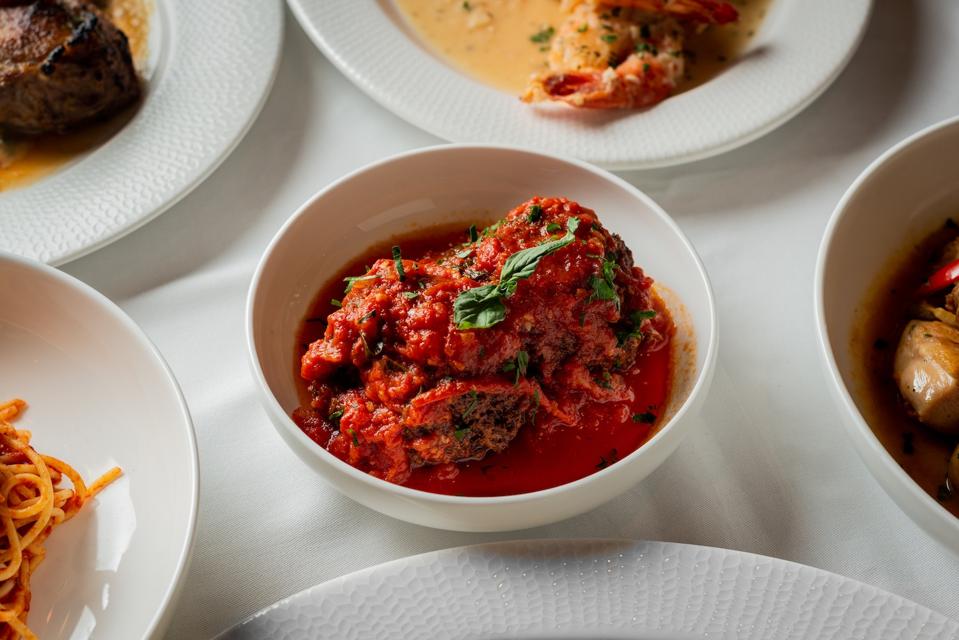 Traditional Rao's Meatballs are a menu staple