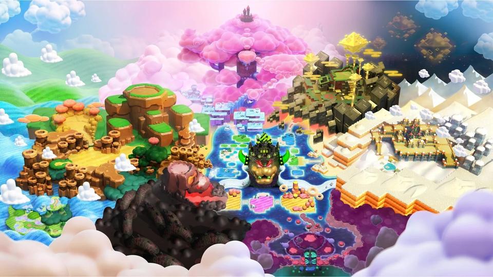 SMBW_Flower_Kingdom_Map