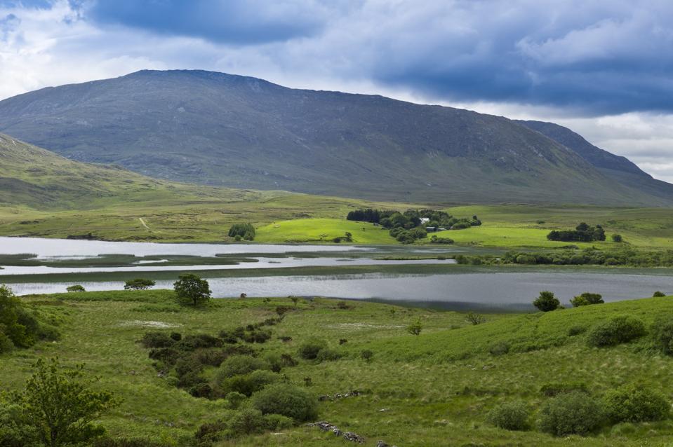 Farm by Maamturk Mountaints, Connemara, Ireland