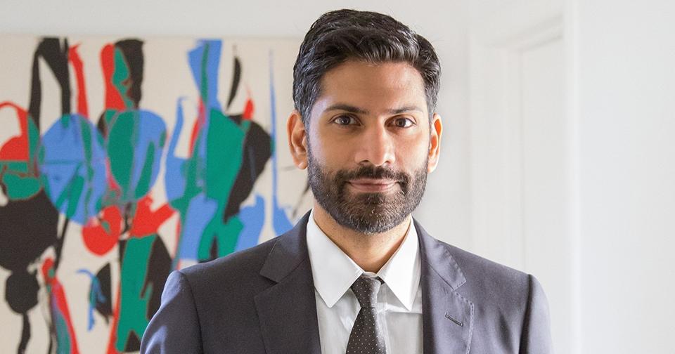 Shiv Rao, cofounder and CEO, Abridge in a suit and tie.