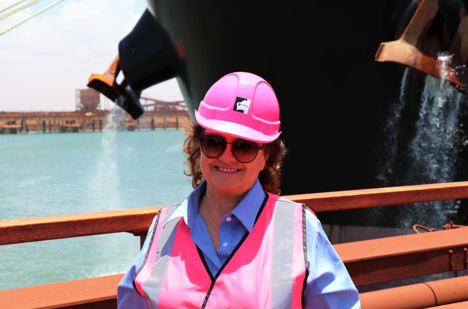 Australia_Gina_Rinehart_At_Roy_Hill's_Berths_In_Port_Hedland