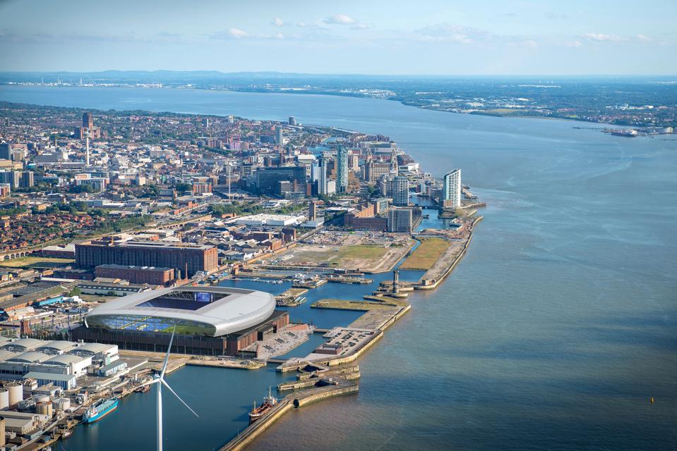 General Views of Bramley Moore Dock, Proposed Site of the New Everton Stadium