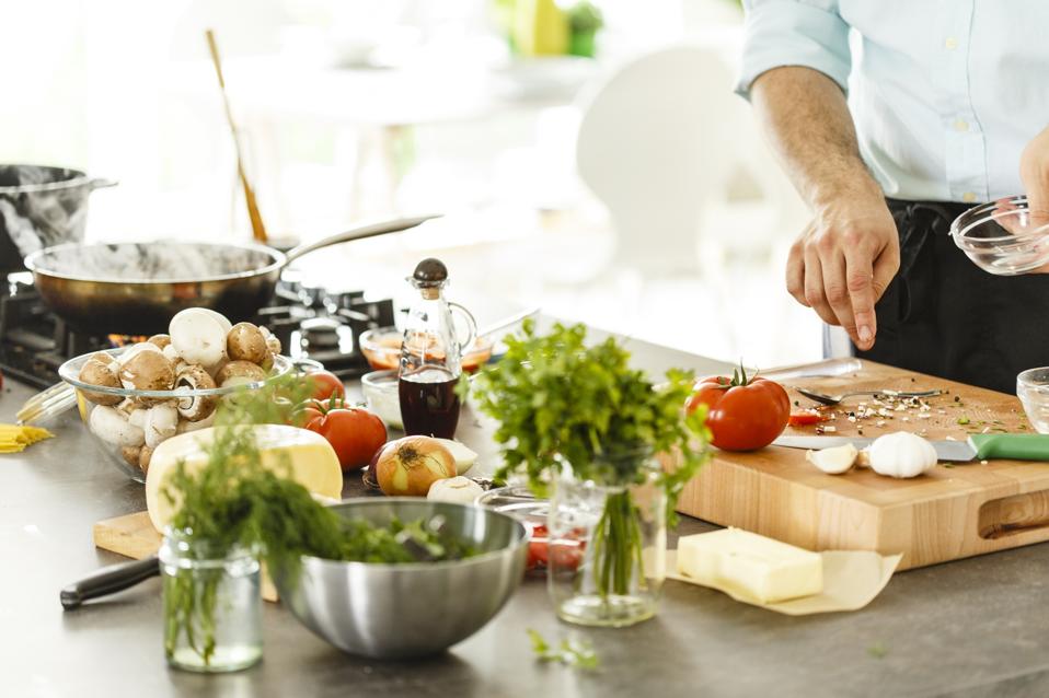 Chef cooking in the kitchen