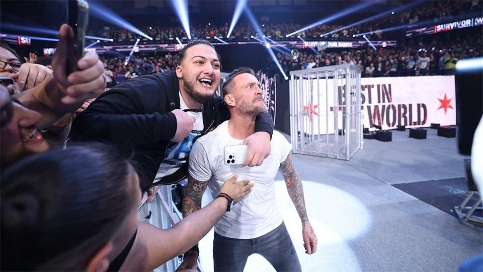 CM Punk returned at WWE Survivor Series 2023.
