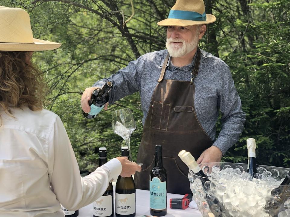 umberto Cosmo at a tasting