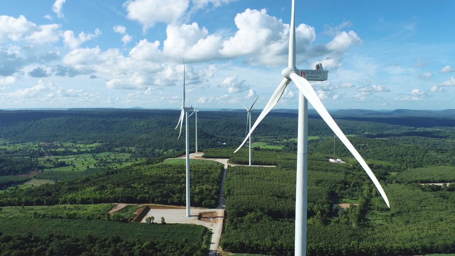 Bo Thong Wind Farm in northeast Thailand adds 16 megawatts of capacity.