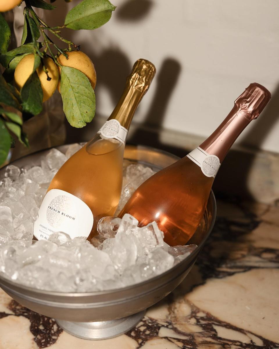 Bottles of French Bloom on ice