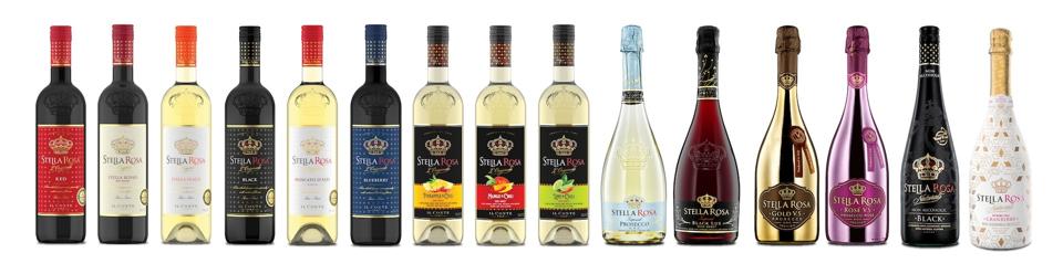 Some of the Stella Rosa Wine Styles and Flavors