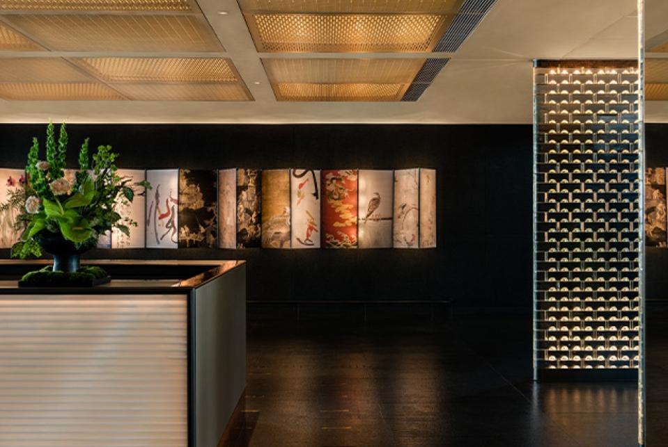 Step into the tranquil lobby.