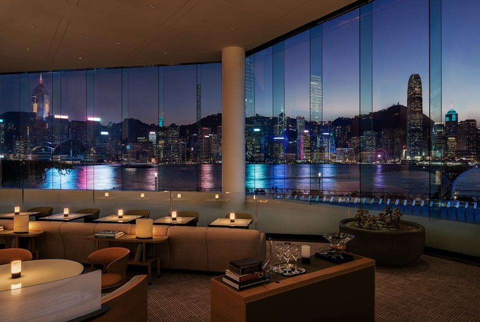 The Kowloon hotel offers beautiful views.