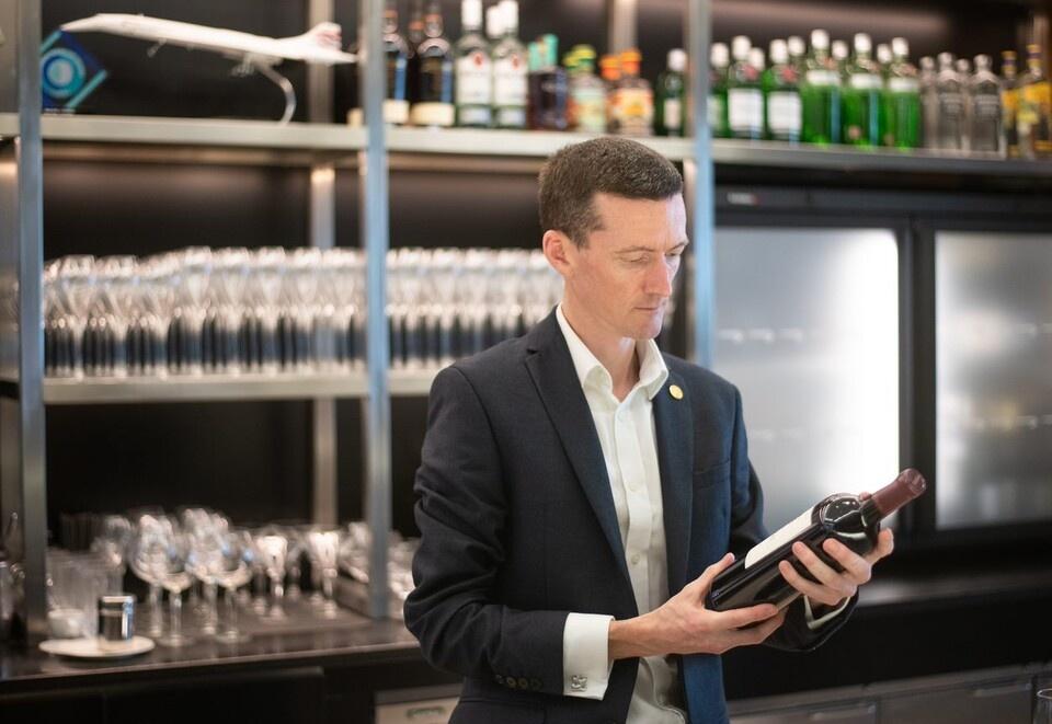 British Airways sommelier Tim Jackson