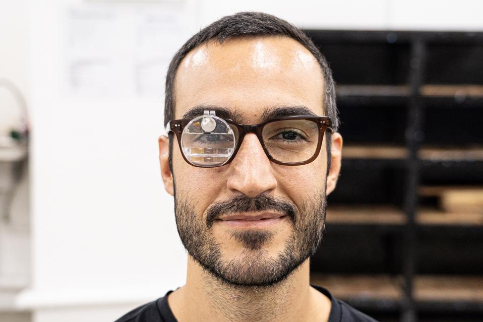 Tavangar wearing the Monocle.