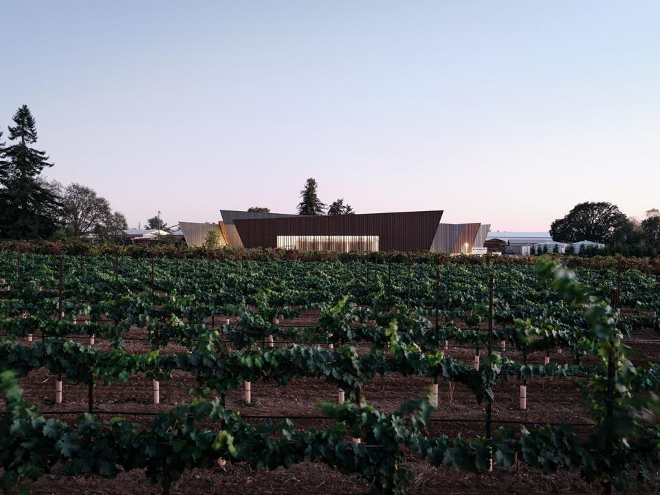 Modern Architecture of Aperture Cellars in Sonoma County, CA