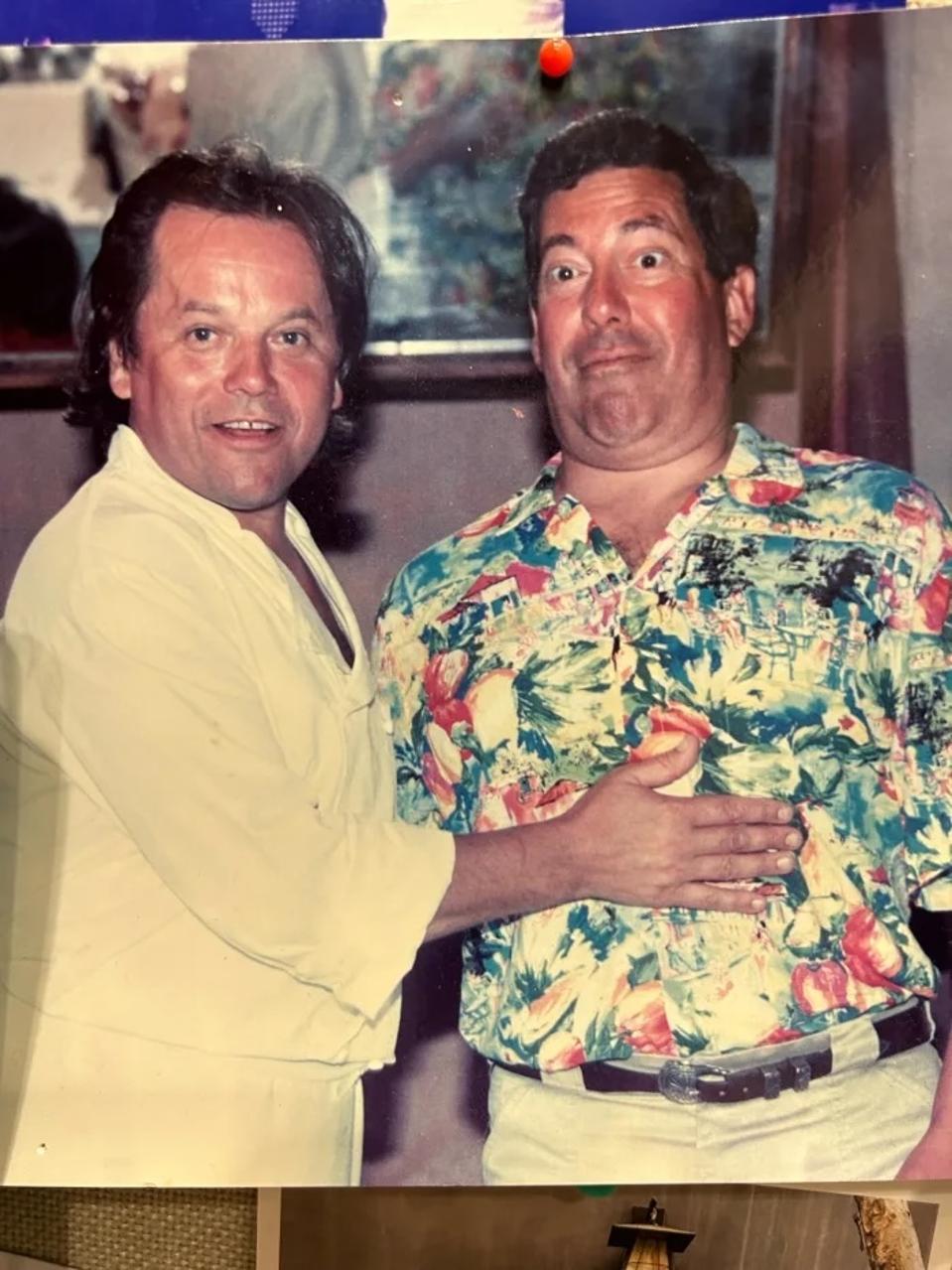 Chef Wolfgang Puck with Andy Dias Blue