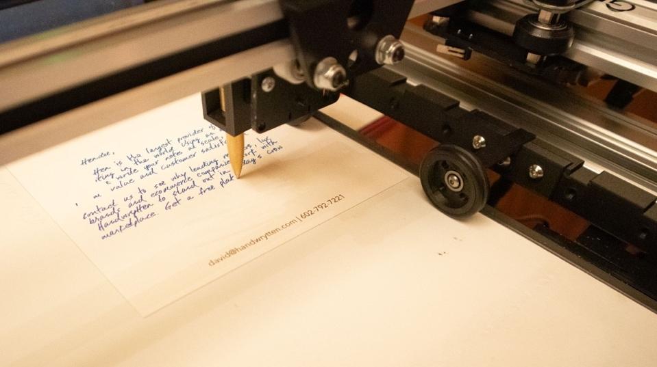 Want To Charm Clients With Handwritten Notes? This Robot Writes Them