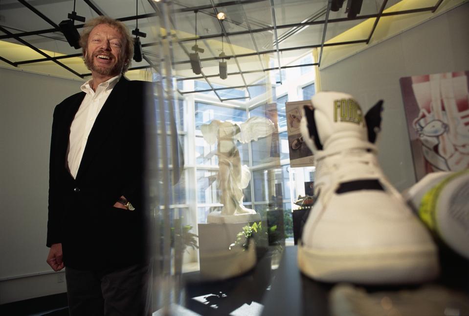 Phil Knight, then CEO of Nike.