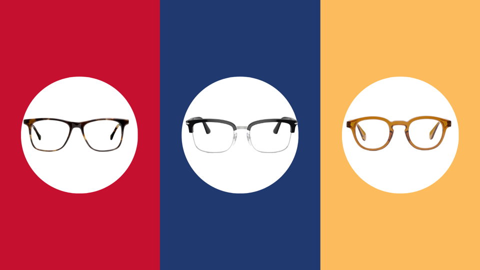 Mens top glasses types