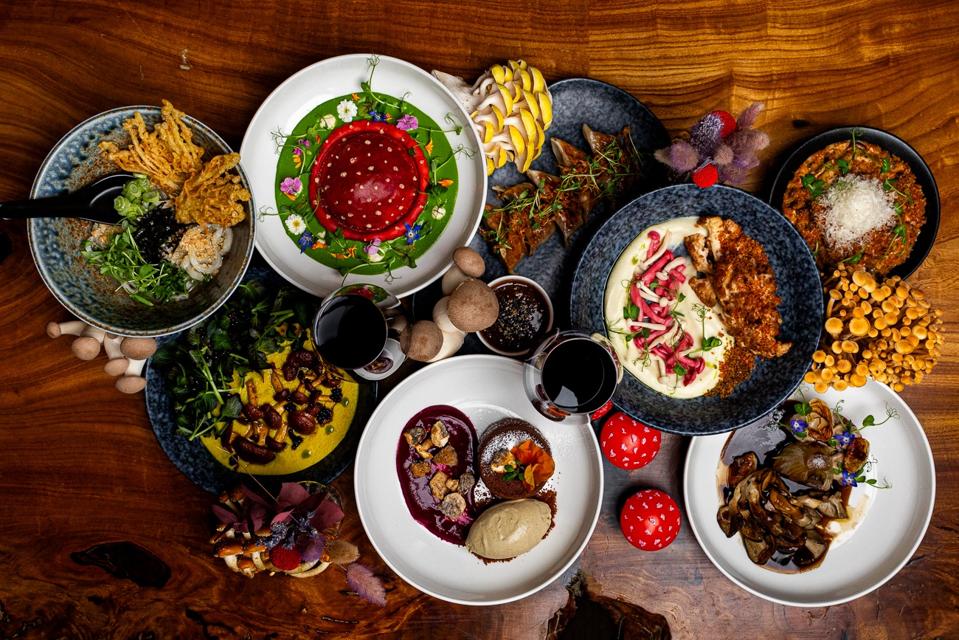 A selection of dishes at Third Kingdom