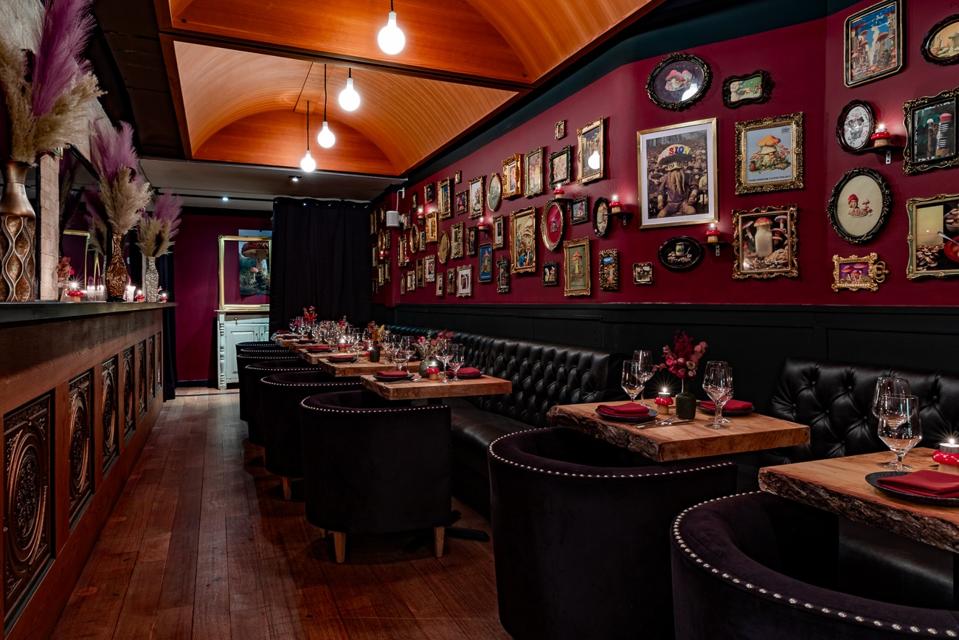 Inside the dining room at Third Kingdom