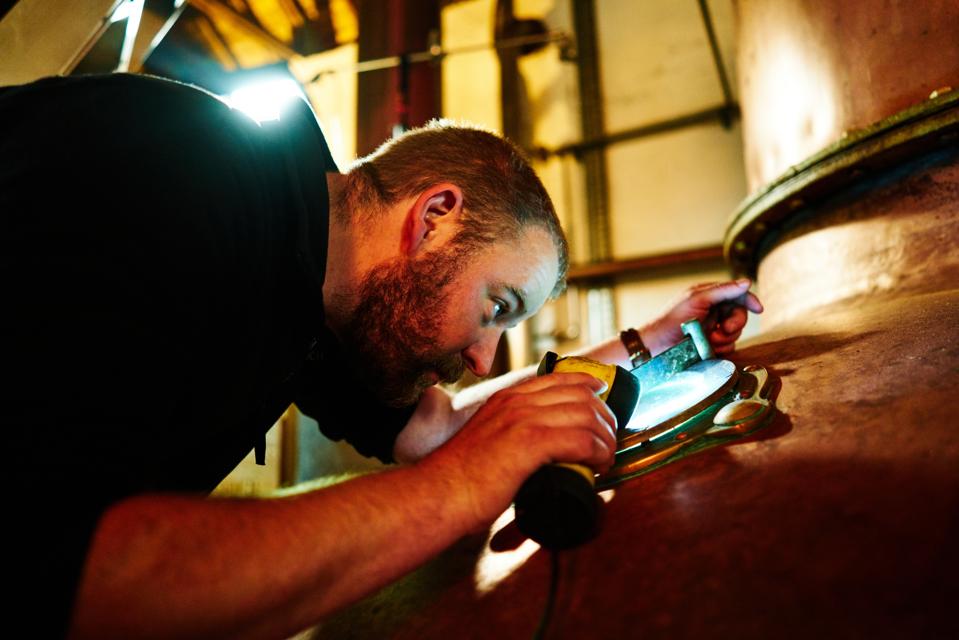 Adam Hannett head distiller